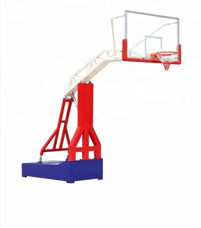 

Wholesale outdoor movable portable basketball systems/hoops/stand, Green/red/blue