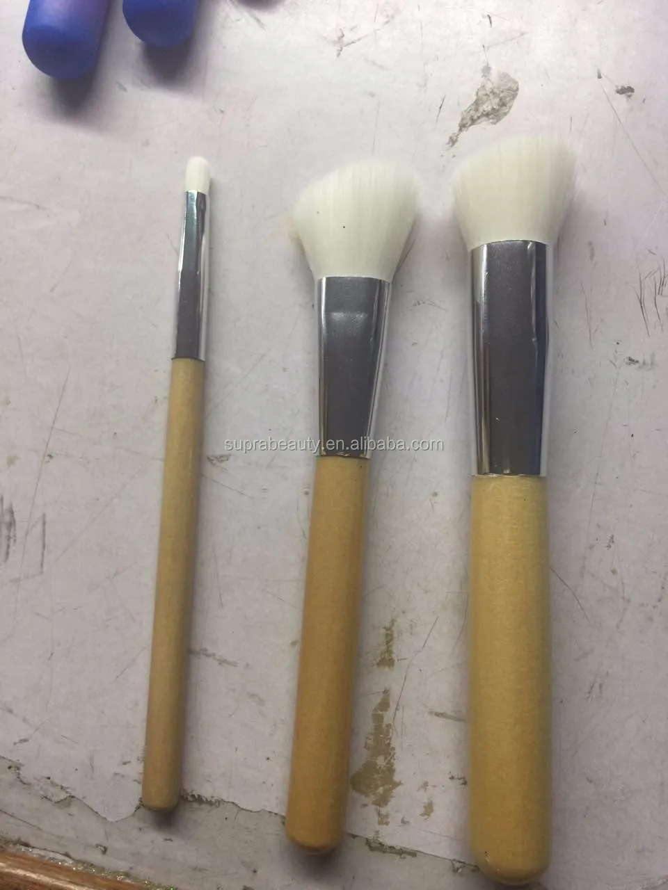 7 pcs original brush makeup with faux leather bag professional make up brush set