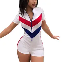 

2018 Latest Design sexy clothes fashion women one piece short jumpsuits