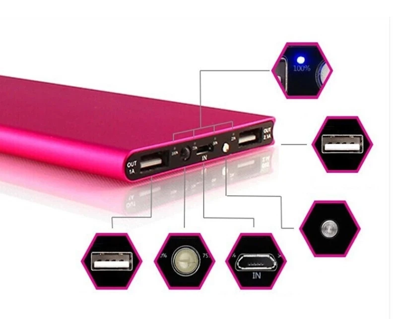 2018 Hot Selling Disposable Battery Charge 10000 mah Portable powerbank For iphone - ANKUX.COM