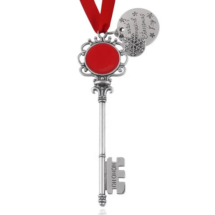 

Wholesale Decoration Santa Special Christmas Magic Key Alloy Custom Custom Santa Key, Green,red,white