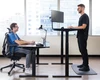 Ergonomic office electric dual motors height adjustable table leg