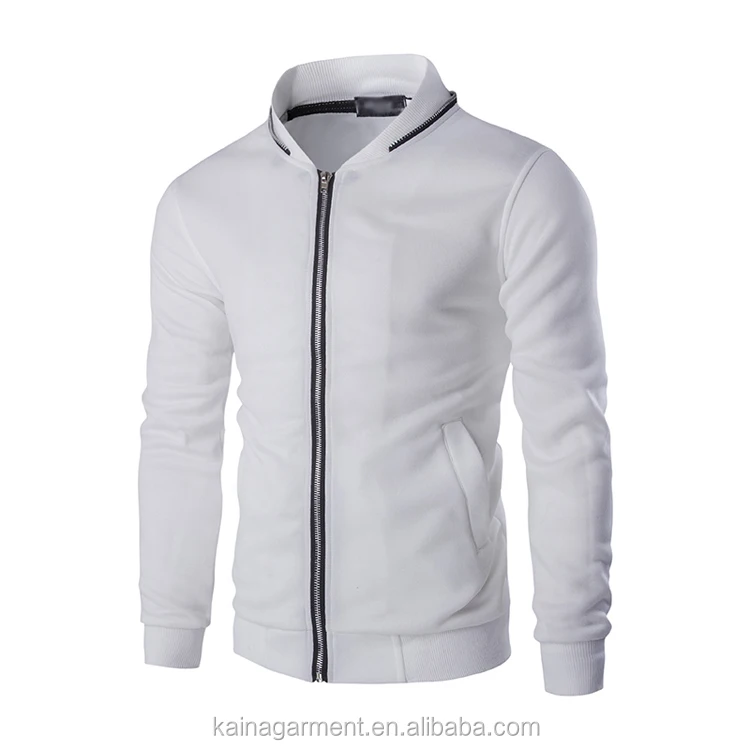 Men Coat White Plain Gym Hoodie Custom Logo Quality Plain Hoodies - Buy ...