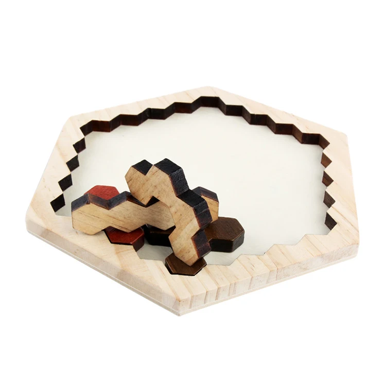 diy wood puzzle toy wholesale wooden puzzle for kid