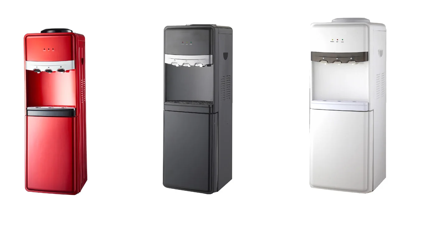 3 Taps Hot Cold Water Cooler With Mini Fridge Buy Water Cooler With