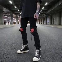 

OEM new style ripped pent style stock dropshipping men young style jeans