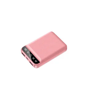 Customized LOGO best power bank 7800mah portable charger mini powerbanks with digital display