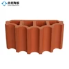 Customized concrete post decoration terracotta tiles for ventilated facades