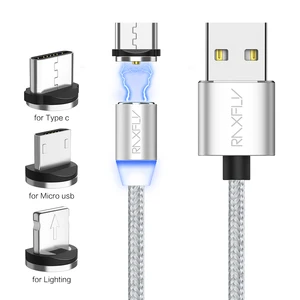 RAXFLY Magnetic Charging Cable iPhone Android