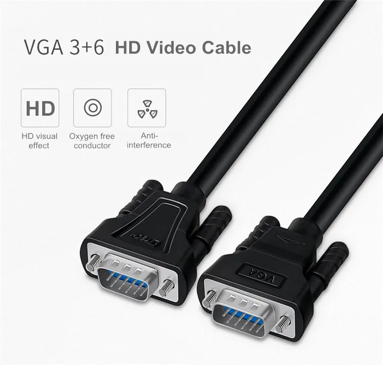 Dtech 1.5m Vga Male To Hmdi Male 1080p Computer Vga Cables Buy