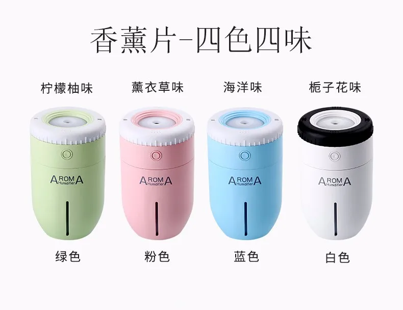 200ml Ultrasonic Cool Mist Humidifier Air With Good Smell,Air Purifier