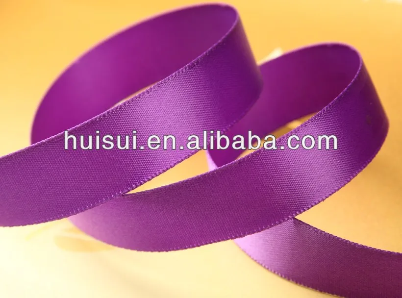 high quality double face polyester satin ribbon