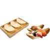 Private Label OEM&ODM 2019 wooden sushi boat box container for sashimi and dessert