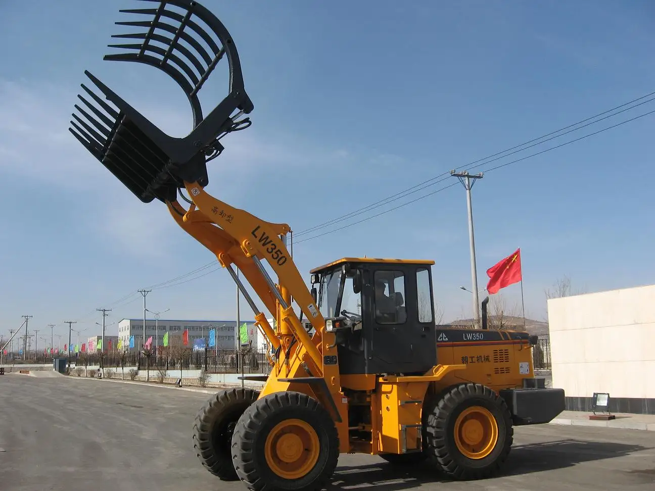 Wheel Loader Grass Grapple Wheel Loader Spare Parts Zl50 - Buy Wheel ...