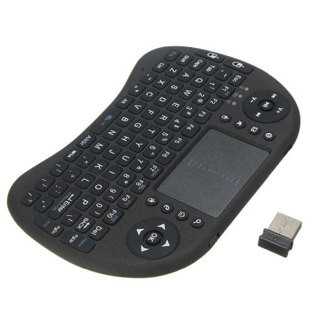 

OEM custom Russian & English i8 backlight mini keyboard 2.4GHz wireless remote control for android TV box