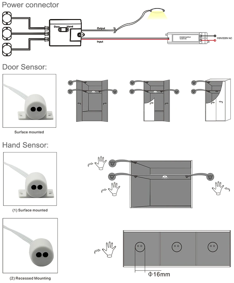 Ir door release схема подключения