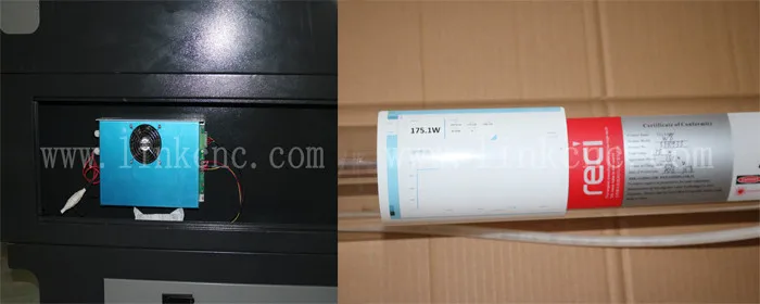 150W RECI co2 laser tube cnc co2 laser cutting machine/cnc laser cutter for sale/cnc laser machine