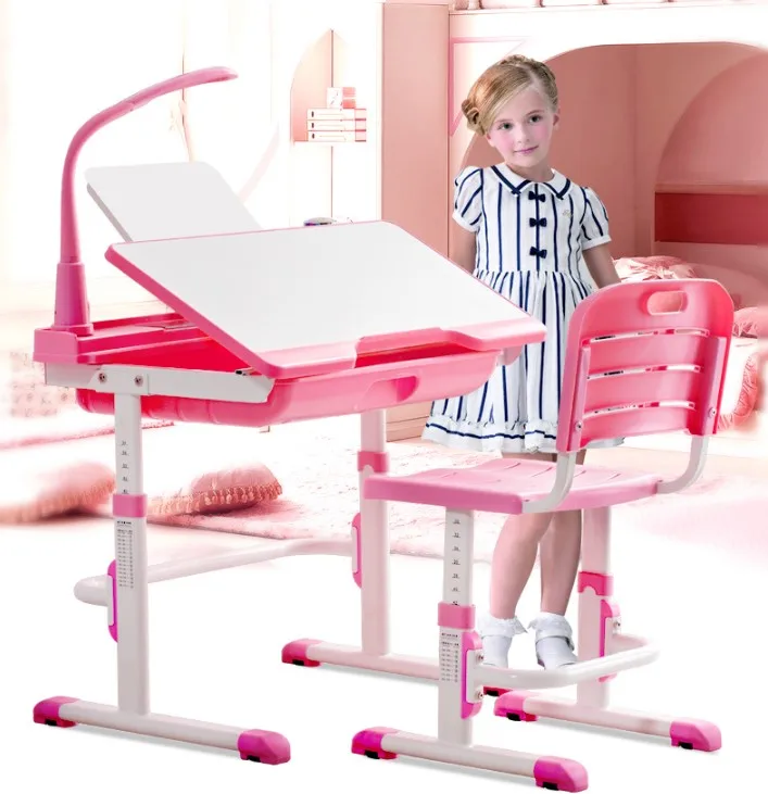 Adjustable Kids Study Table And Chair Ergonomic Design Children