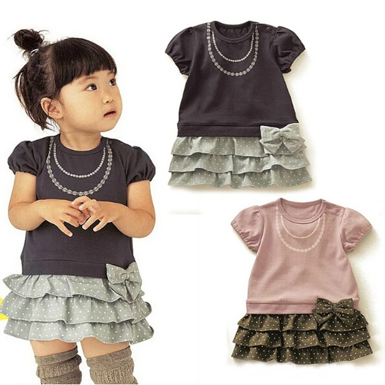 

2015 New Products Cotton Frocks Designs Fancy Newborn Baby Dresses, As pictures or as your needs