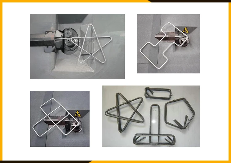 
CNC rebar stirrup bending machine CNC round steel bar cutting and bending machine 