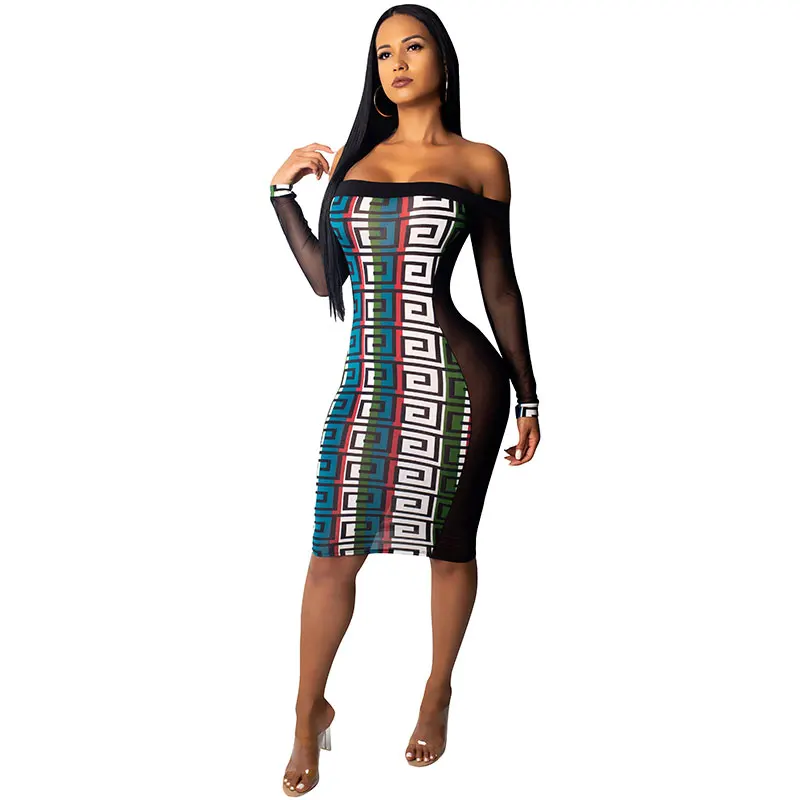 

No Down Falls Ova Hea Midi Dress Item NO: L36309