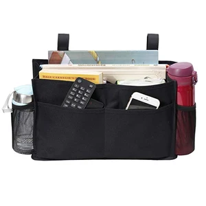 2019 Mini Bedside Caddy Hanging Storage Organizer Books Tablets Magazine Phone Remotes