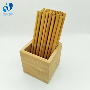Image of WanuoCraft Eco 100% Natural Bamboo Biodegradable Drinking Straw Bamboo With Customized