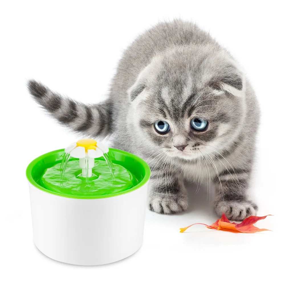 

Automatic Pet Feeder Flower Shape cat water fountain For Cats Pet water fountain, As picuture/customized