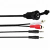 LBT High Quality AUX Panel Mount Cable Extension Dash Flush Panel Mount Cable for Car Boat Motorcycle