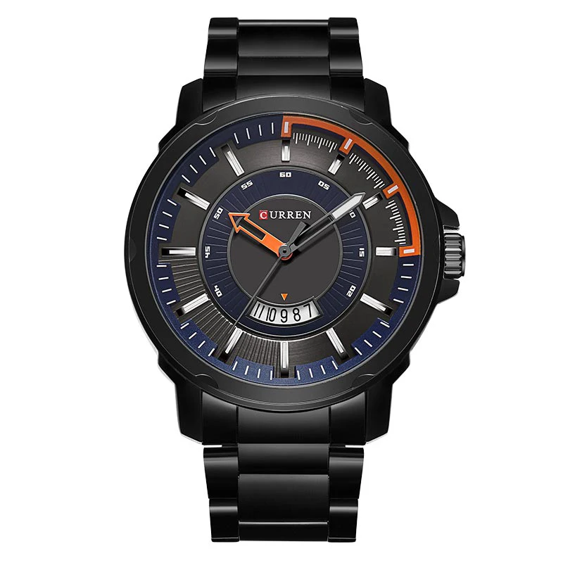 

Relogio Masculino CURREN 8229 Watches Luxury Brand Analog Sports Wristwatch Display Date Men's Quartz Business Watch, As picture