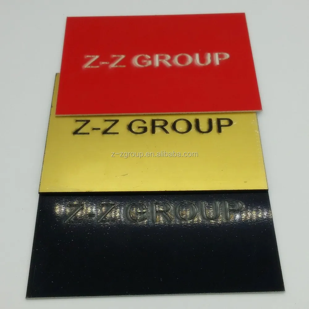 1.35mm Double Layer Laser Cutting Abs Engraving Plastic Sheet Factory Buy 1.35mm Double Layer