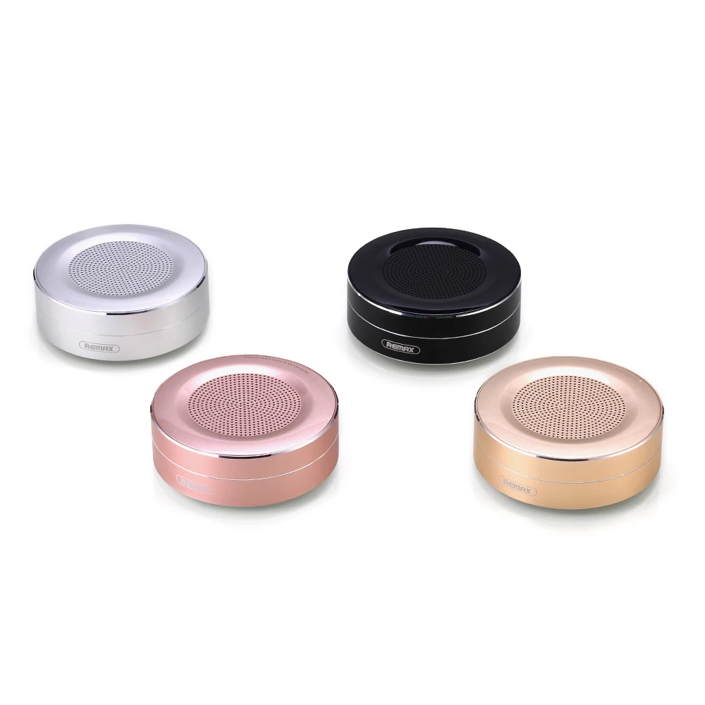 

REMAX Mini Portable Metal Wireless Bluetooth Speaker, Silver;black;gold;rose gold