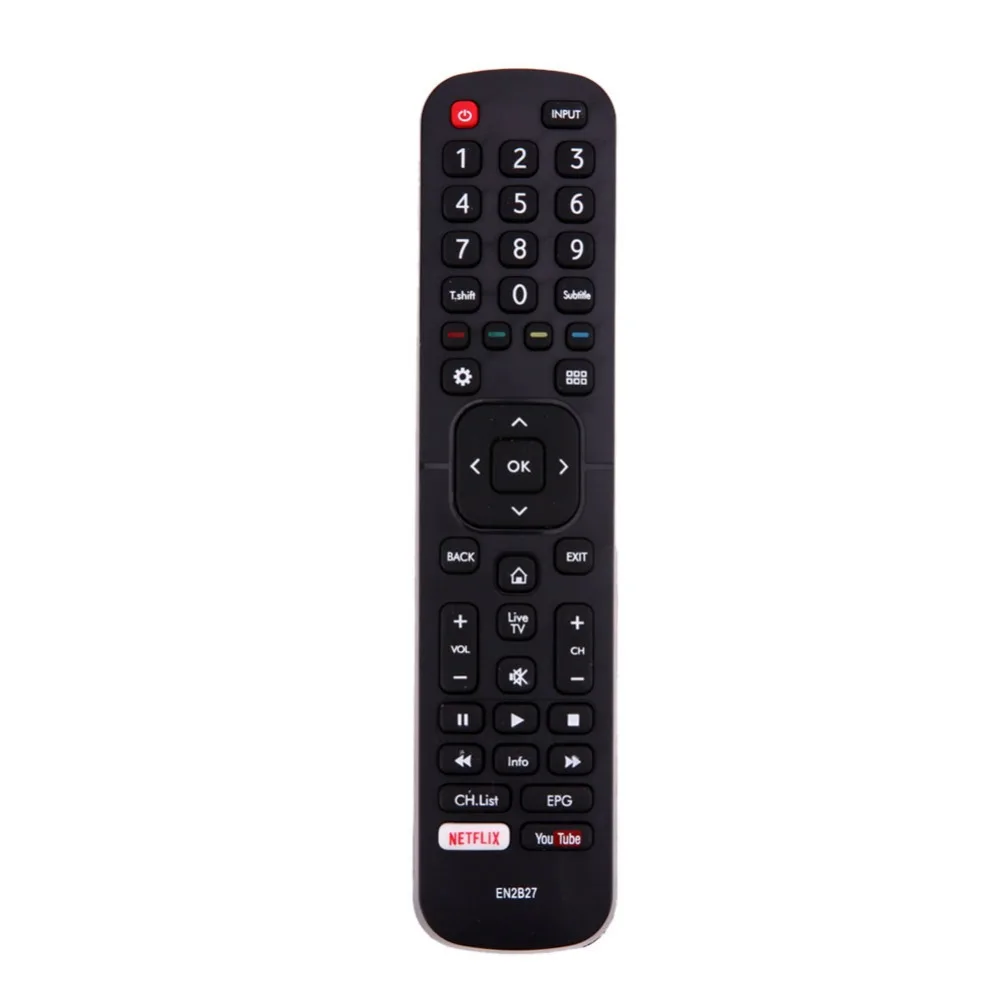 

EN2B27 Universal IR TV Remote Control For Hisense with YouTube Function, Black