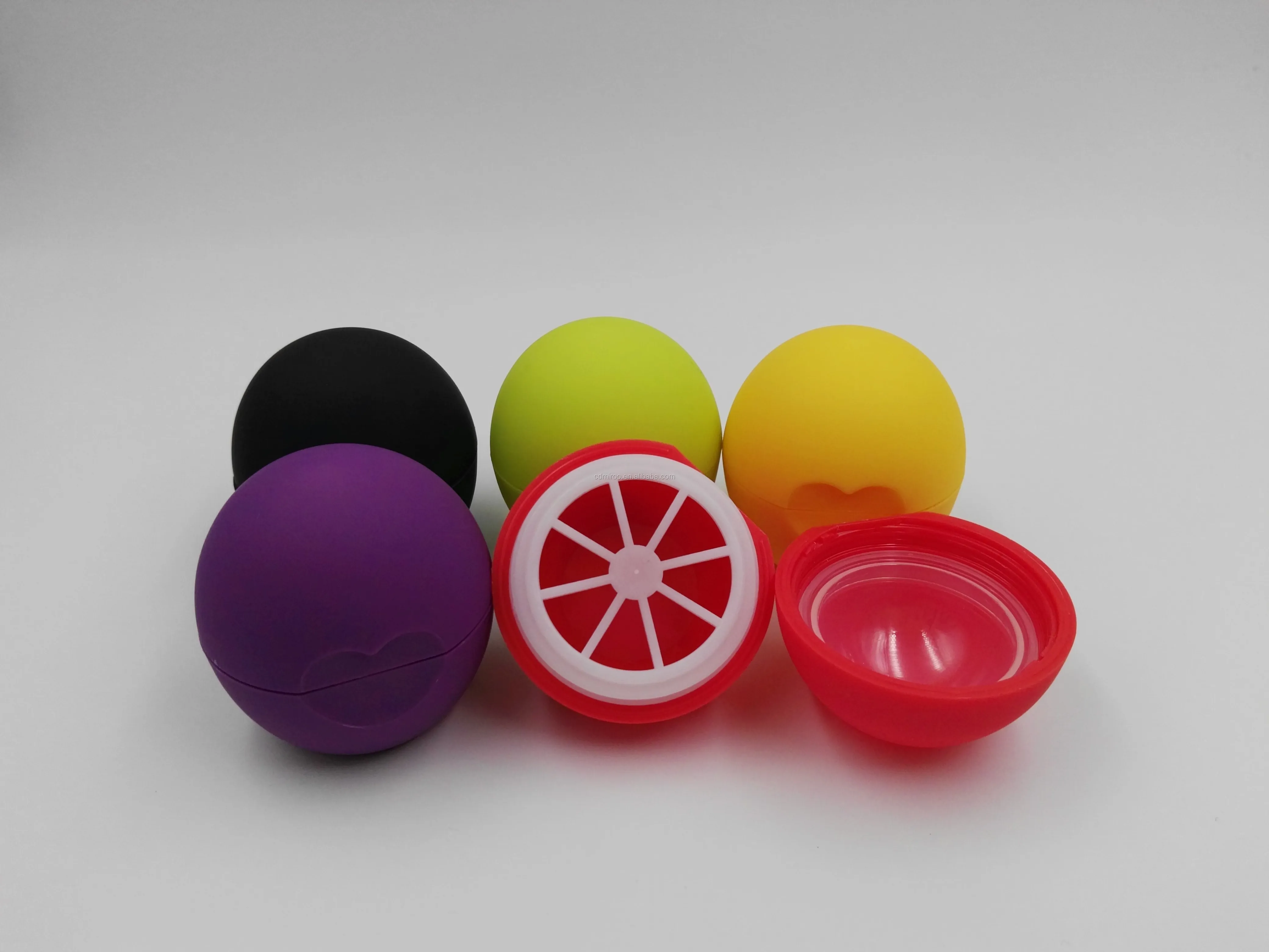 10g Lipstick Container Round Plastic Lip Balm Tube Egg Shaped Lip Stick