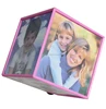 Automatically Spins 360degrees on Its Base, Magic Cube Rotating Photo Frame