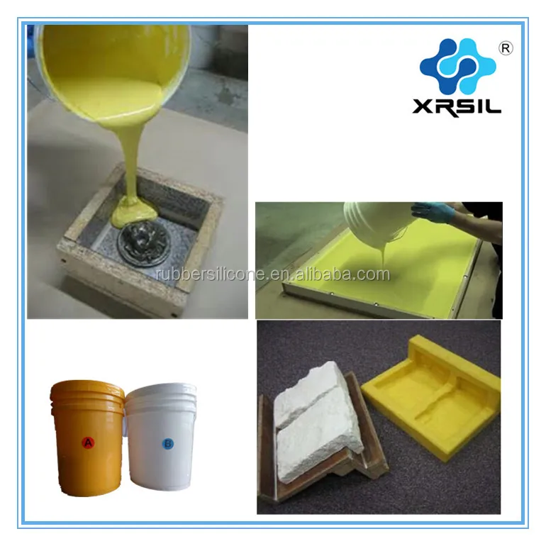 
Concrete stone tiles yellow clear polyurethane rubber 