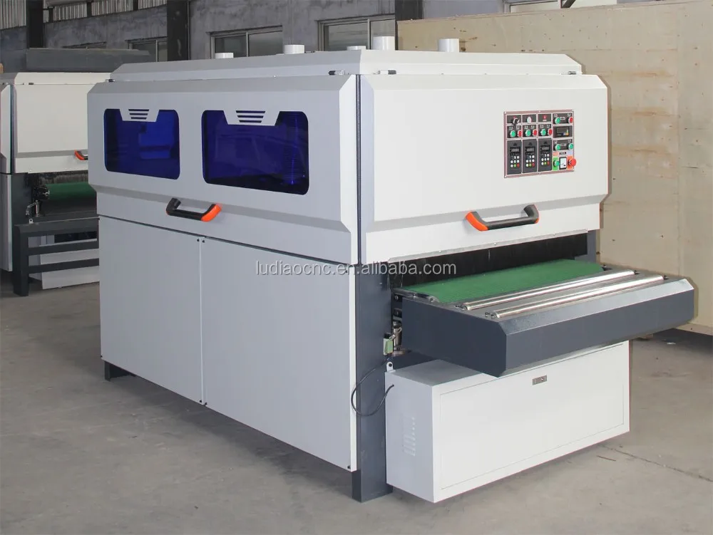 Wood Brush Polishing Machine Mdf Primer Brush Sander With Linear And