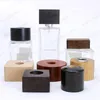 Top Sale Reed Diffuser Wooden Cap, Screw Wooden Lid For Diffuser Bottle