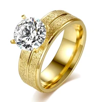 

Fashion Jewelry 18k Gold Plated Zircon Ring R74