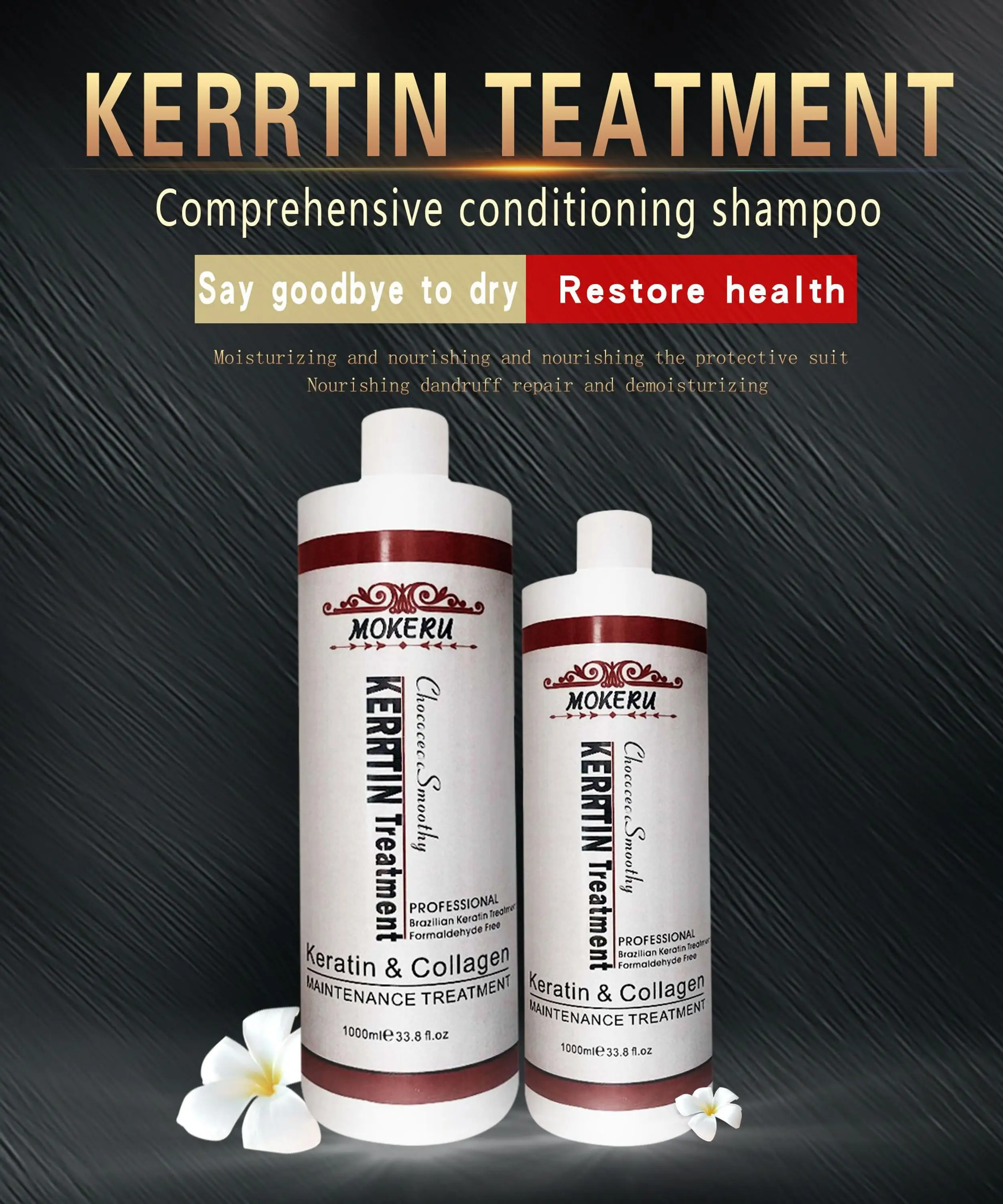 Salon Professional Relaxers Keratin Straightening No Formaldehyde Bio