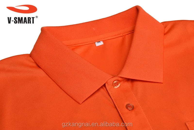 At200 Uniform Wear Safty Polo Shirt With Reflective Tape Orange Poly