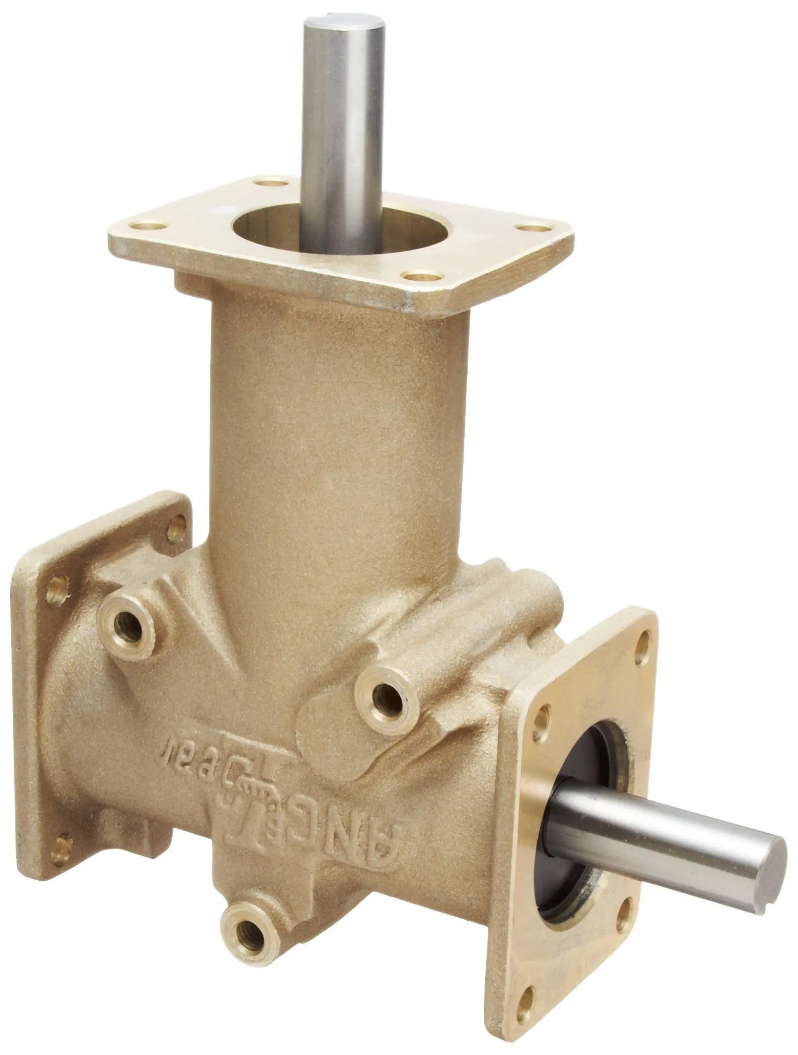 3 Flanges Universal Mounting 2:1 ratio.33 Hp at 1750rpm 5//8 Shaft Diameter Single Output Shaft Andantex R3203-2 Anglgear Right Angle Bevel Gear Drive Inch 5//8 Shaft Diameter