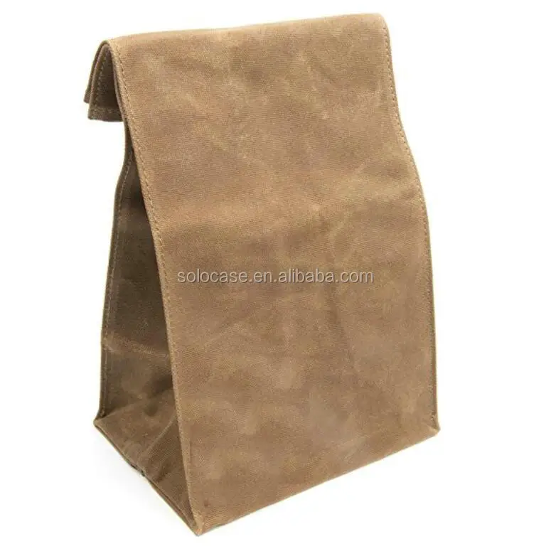 Reusable Beeswax Insulated Lunch Bag