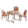 high quality factory dining room furniture wooden set table and chairs dining room chair designer SID9030