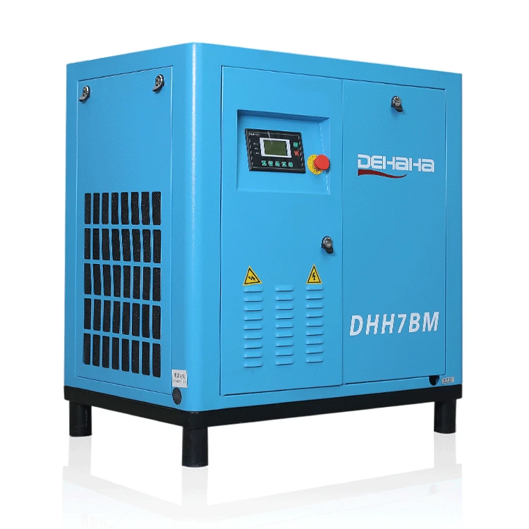 Frequency Speed 0.7 mpa 10hp 7.5kw Screw Air Compressor