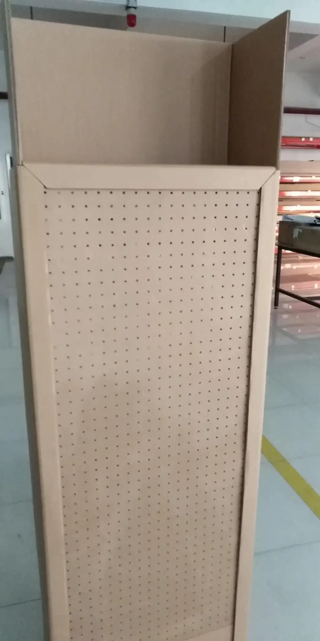 
cardboard display rack for Exhibitions, Supermarkets, Chain stores, Shops, Advertising and Promotions 