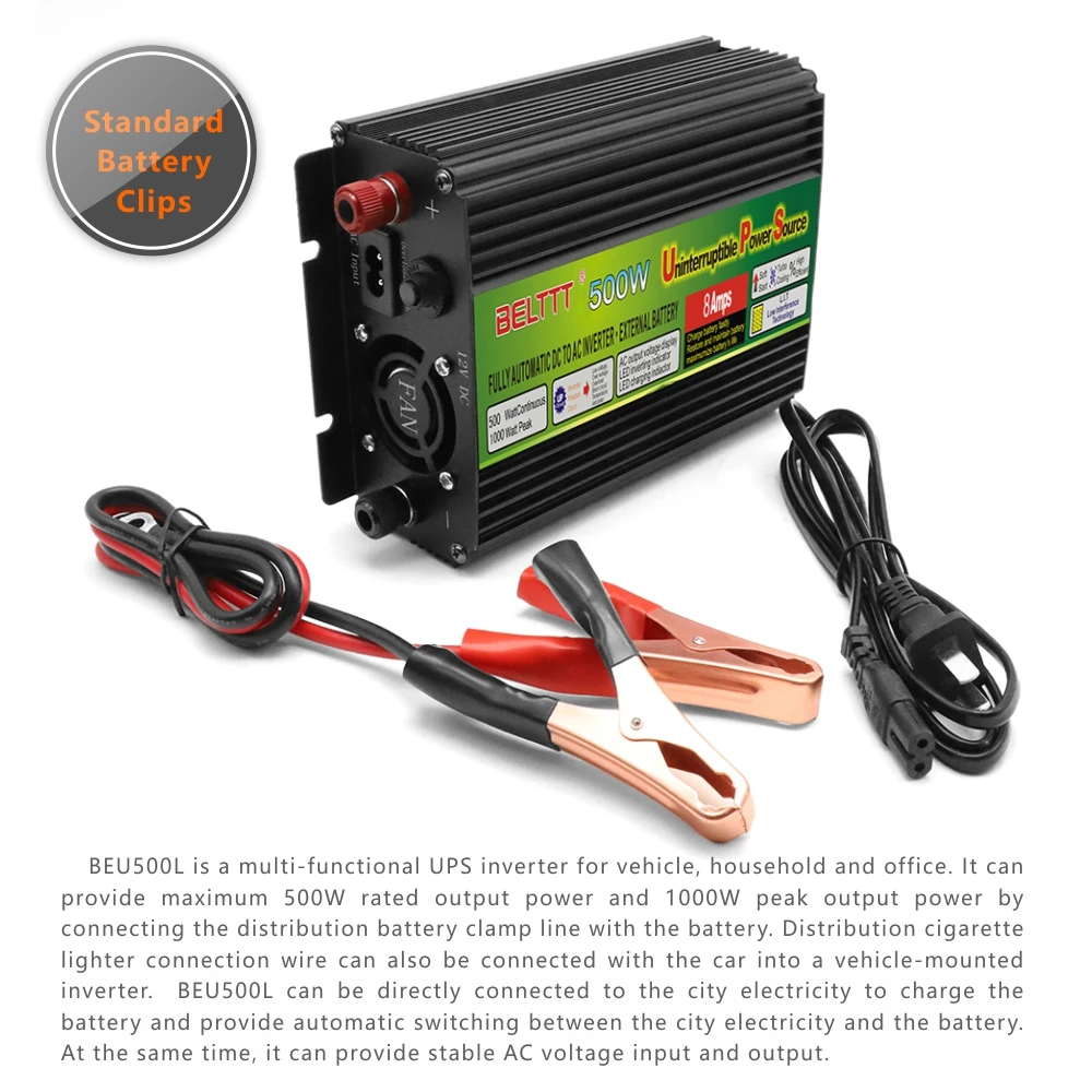 Belttt 500w Inverter With Battery Charger Ups - Buy 500w Inverter