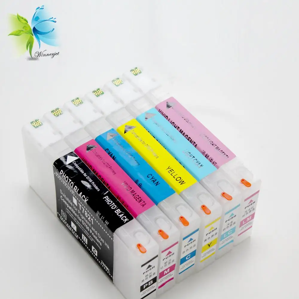 Hot Selling T7821t7826 Ink Cartridge Wholesale For Epson Sl D700 Refillable Cartridge Buy For