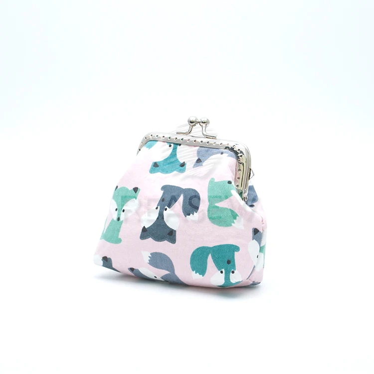 New Fashion Cloth Art Diy Mini Cotton Coin Purse With Handmade Material