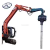 excavator used vibro hammer pile driver for U type pile